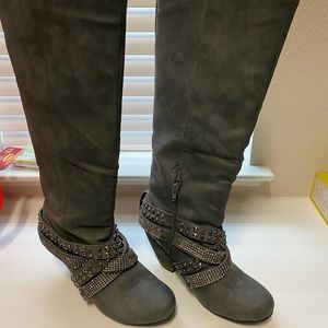 Grey Boots